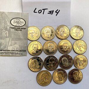 San Francisco 49ers then and now 1994-95 collectable coins 15 of 20 Lot #4